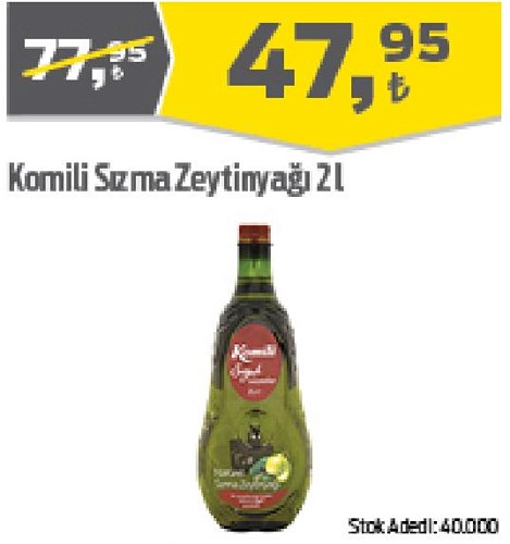 Komili Sızma Zeytinyağı 2 l image