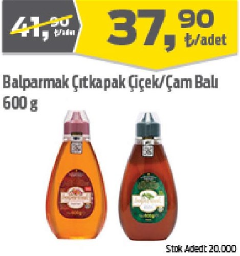 Balparmak Çıtkapak Çiçek/Çam Balı 600 g image