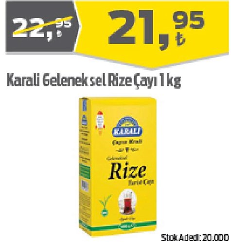 Karali Geleneksel Rize Çayı 1 kg image