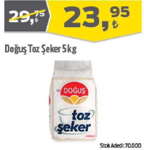 Doğuş Toz Şeker 5 kg image