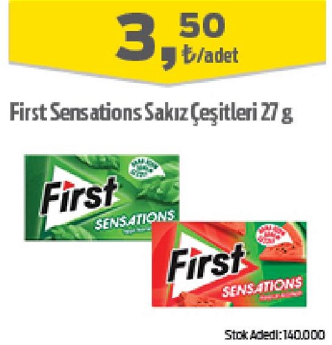 First Sensations Sakız Çeşitleri 27 g image