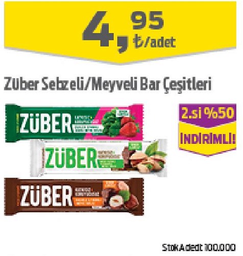 Züber Sebzeli/meyveli Bar Çeşitleri/Adet image