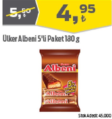 Ülker Albeni 5'li Paket 180 g image
