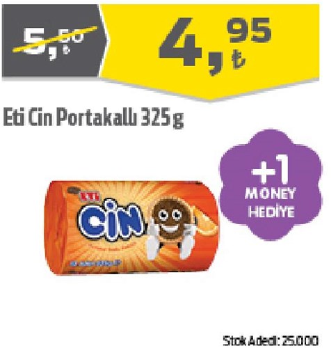 Eti Cin Portakallı 325 g image