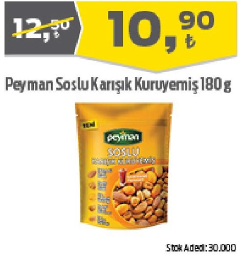 Peyman Soslu Karışık Kuruyemiş 180 g image