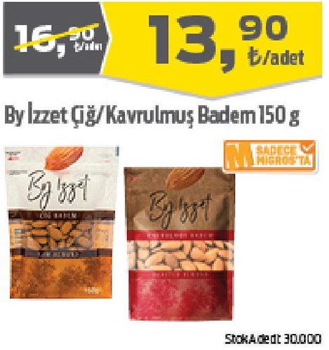 By İzzet Çiğ/Kavrulmuş Badem 150 g image