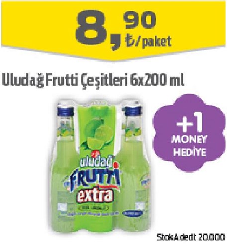 Uludağ Frutti Çeşitleri 6x200 ml image