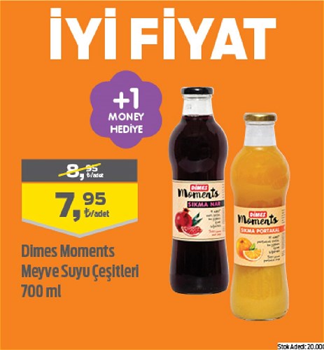 Dimes Moments Meyve Suyu Çeşitleri 700 ml image