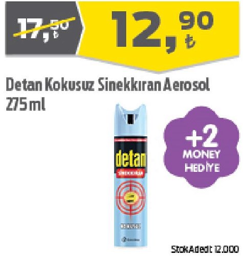 Detan Kokusuz Sinekkıran Aerosol 275 ml image