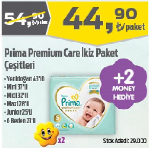 Prima Premium Care İkiz Paket Çeşitleri/Adet image