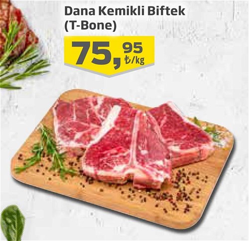 Dana Kemikli Biftek (T-Bone) kg image