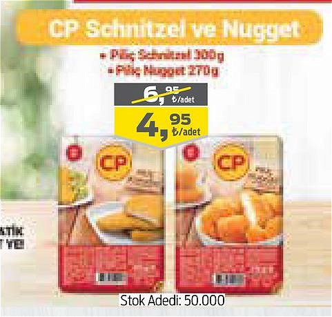 Cp Piliç Schnitzel 300 g/Nugget 270 g image