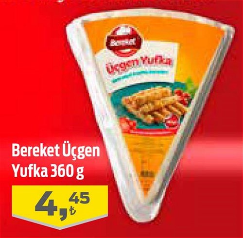 Bereket Üçgen Yufka 360 g image