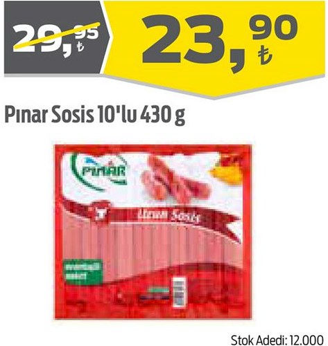 Pınar Sosis 10'lu 430 g image