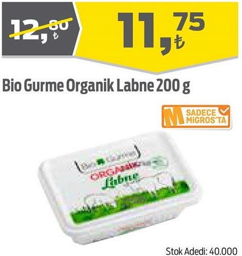 Bio Gurme Organik Labne 200 g image