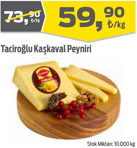 Taciroğlu Kaşkaval Peyniri kg image