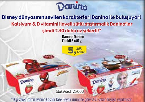 Danone Danino Çilekli 6x40 g image