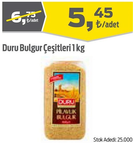 Duru Bulgur Çeşitleri 1 kg image