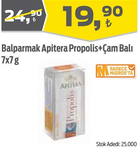 Balparmak Apitera Propolis+Çam Balı 7x7 g image