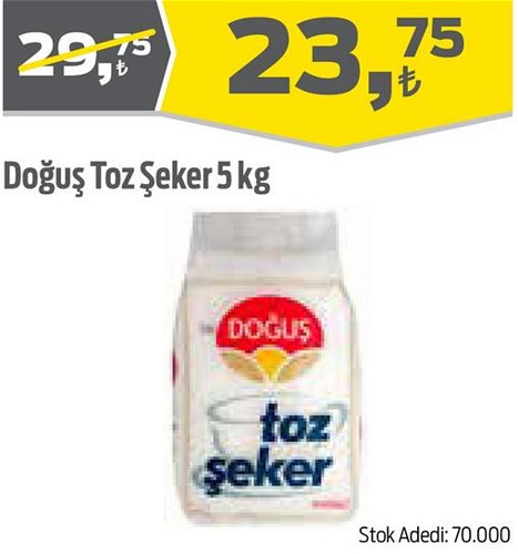 Doğuş Toz Şeker 5 kg image