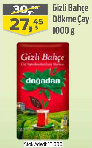 Doğadan Gizli Bahçe Dökme Çay 1000 g image