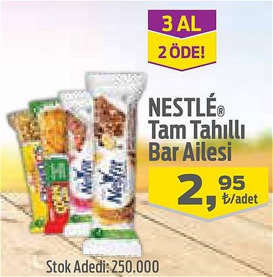 Nestle Tam Tahıllı Bar Çeşitleri/Adet image