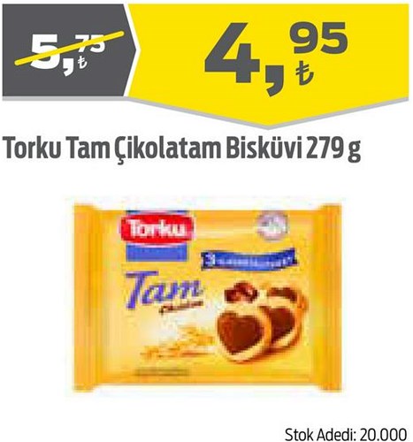 Torku Tam Çikolatam Bisküvi 279 g image