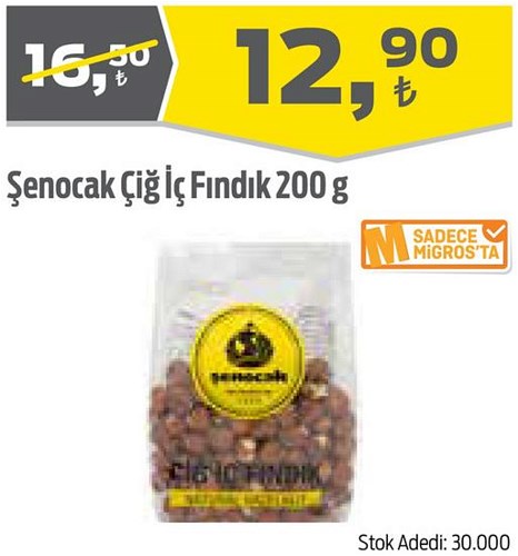 Şenocak Çiğ İç Fındık 200 g image