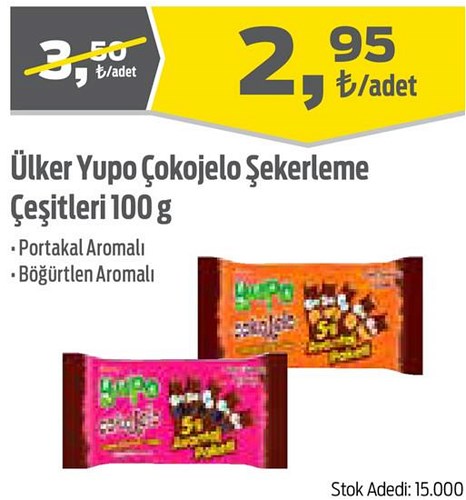 Ülker Yuppo Çokojelo Şekerleme Çeşitleri 100 g image