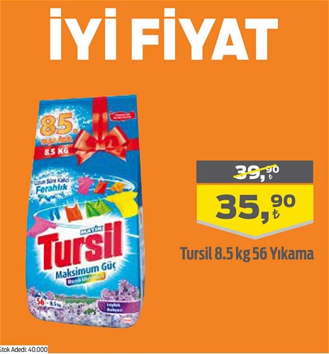 Tursil 8,5 kg 56 Yıkama image