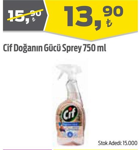 Cif Doğanın Gücü Sprey 750 ml image