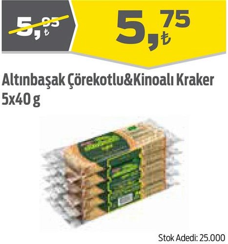 Altınbaşak Çörek Otlu&Kinoalı Kraker 5x40 g image