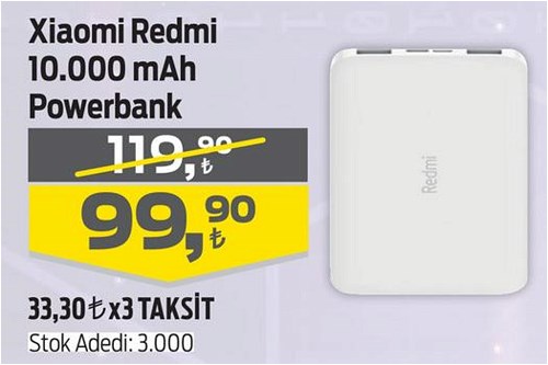 Xiaomi Redmi 10.000 mAh Powerbank image