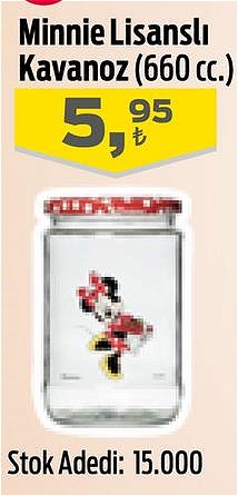 Paşabahçe Minnie Lisanslı Kavanoz 660 cc image