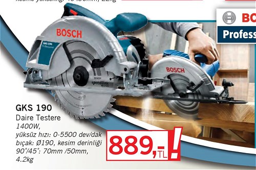 Bosch GKS 190 Daire Testere 1400W image