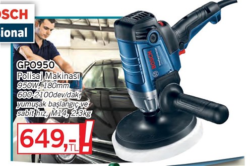 Bosch GPO950 Polisaj Makinası 950W image