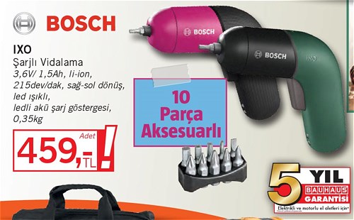 Bosch IXO Şarjlı Vidalama 3,6 V image