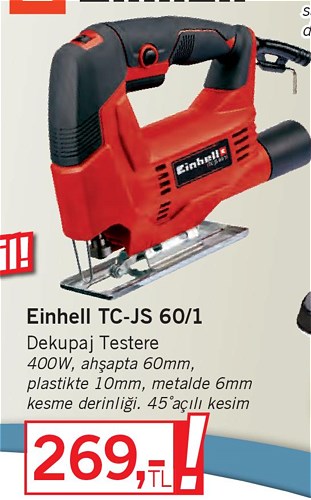 Einhell TC-JS 60/1 Dekupaj Testere 400 W image