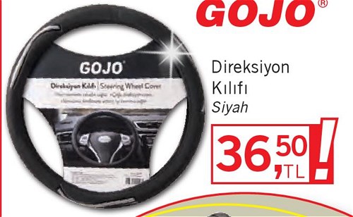 Gojo Direksiyon Kılıfı Siyah image