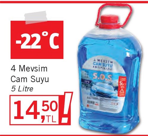 4 Mevsim Cam Suyu 5 l image