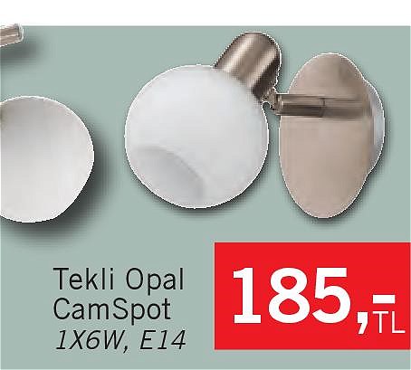 Eglo Comba Tekli Opal CamSpot 1x6 W image