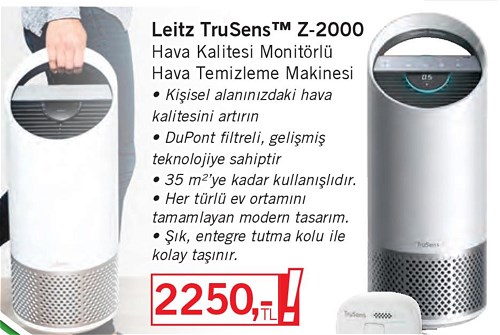 Leitz TruSens Z-2000 Hava Kalitesi Monitörlü Hava Temizleme Makinesi image