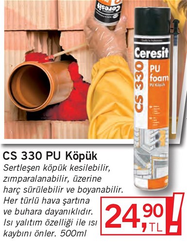 Ceresit CS 330 PU Köpük 500 ml image