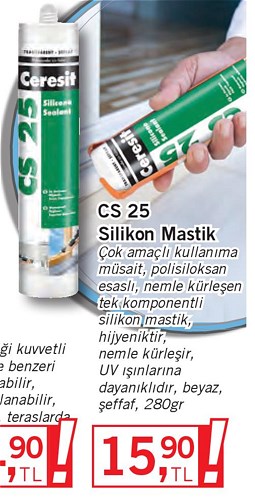 Ceresit CS 25 Silikon Mastik 280 gr image