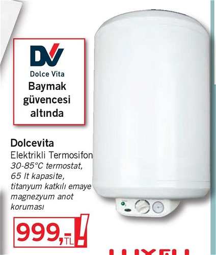 Dolcevita Elektrikli Termosifon 65 lt image