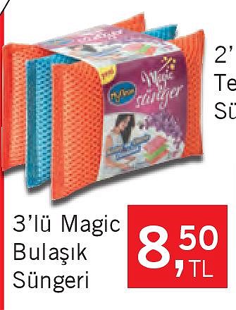 3'lü Magic Bulaşık Süngeri image