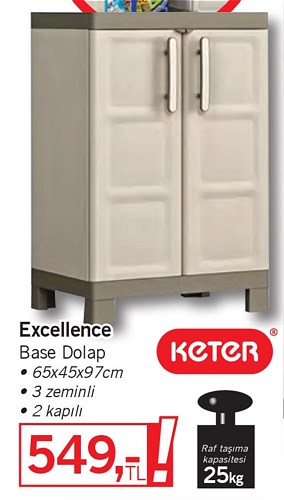 Keter Excellence Base Dolap 65x45x97 cm image