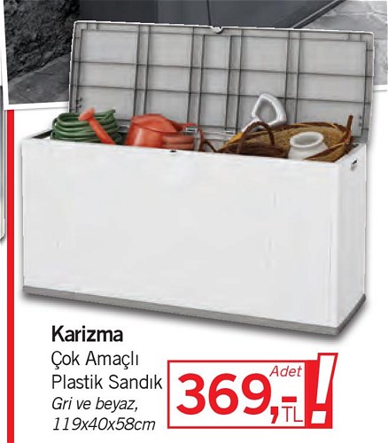 Keter Karizma Çok Amaçlı Plastik Sandık 119x40x58 cm image