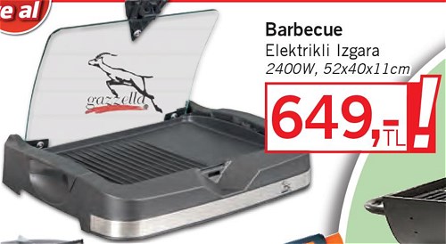 Gazzella Barbecue Elektrikli Izgara 2400 W image