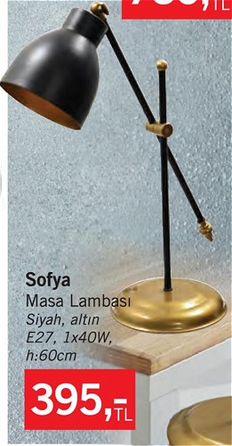 Lucea Sofya Masa Lambası h:60cm image